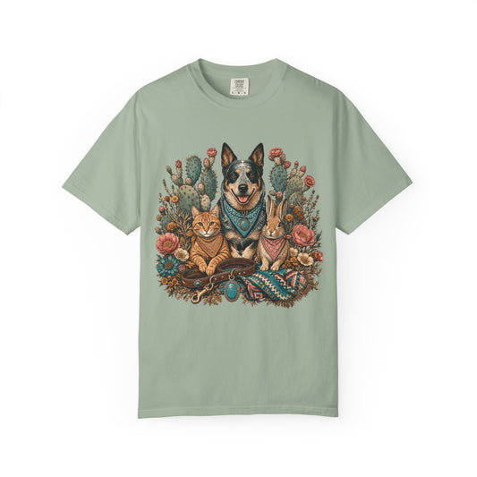 Western Boutique Pet Portrait T-Shirt